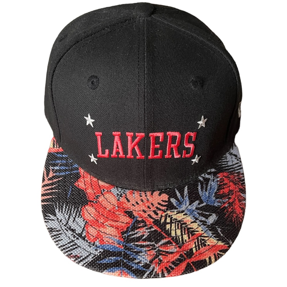Los Angeles Lakers New Era 9Fifty NBA Hardwood Classics Floral Bill Snapback Hat